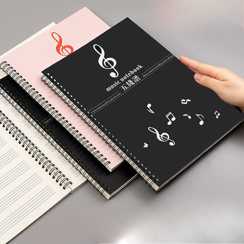 Blank Sheet Music Notebook - Buku Catatan Musik Spiral dengan Lembar