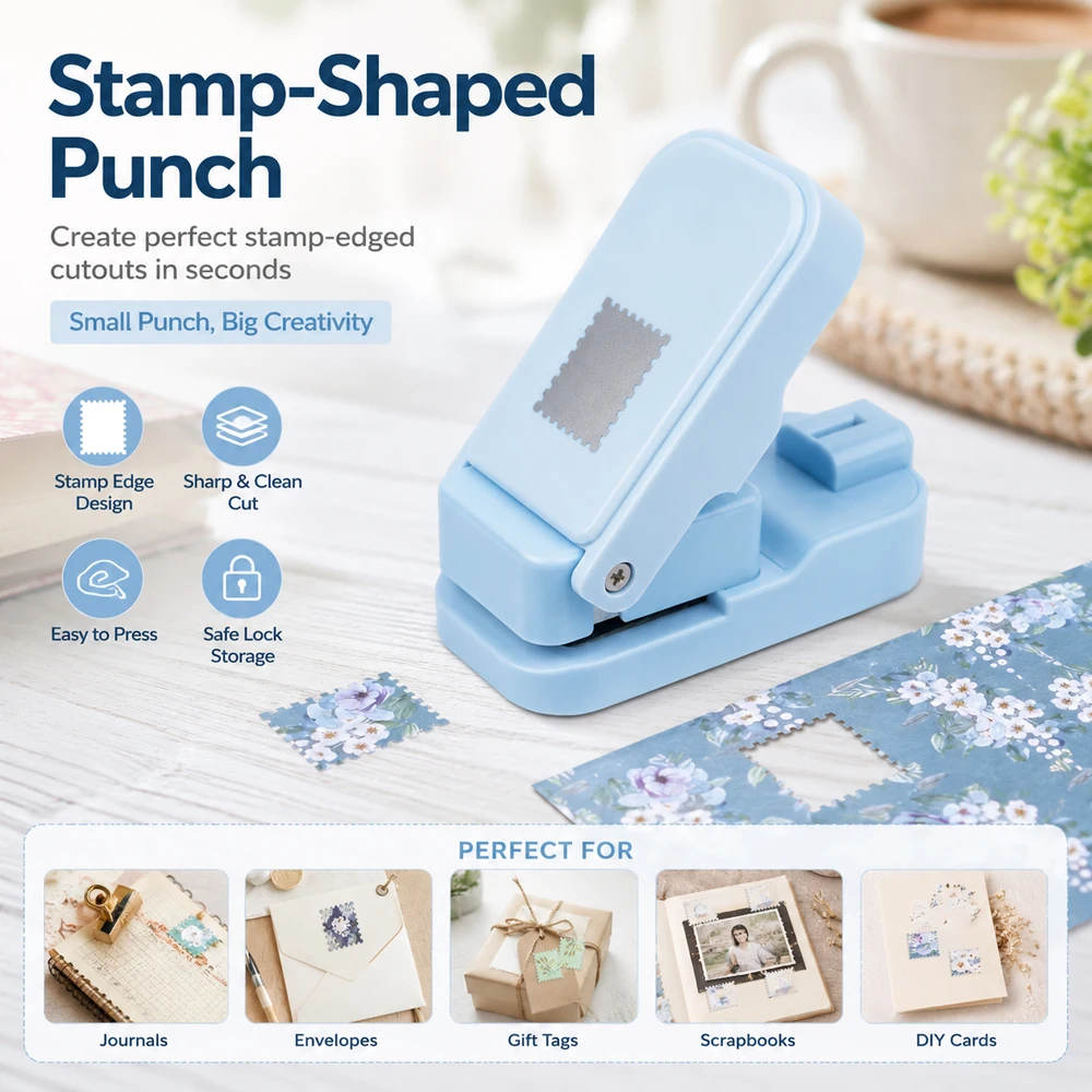 Books - Pembuat Lubang Kertas Berbentuk Stempel Pos