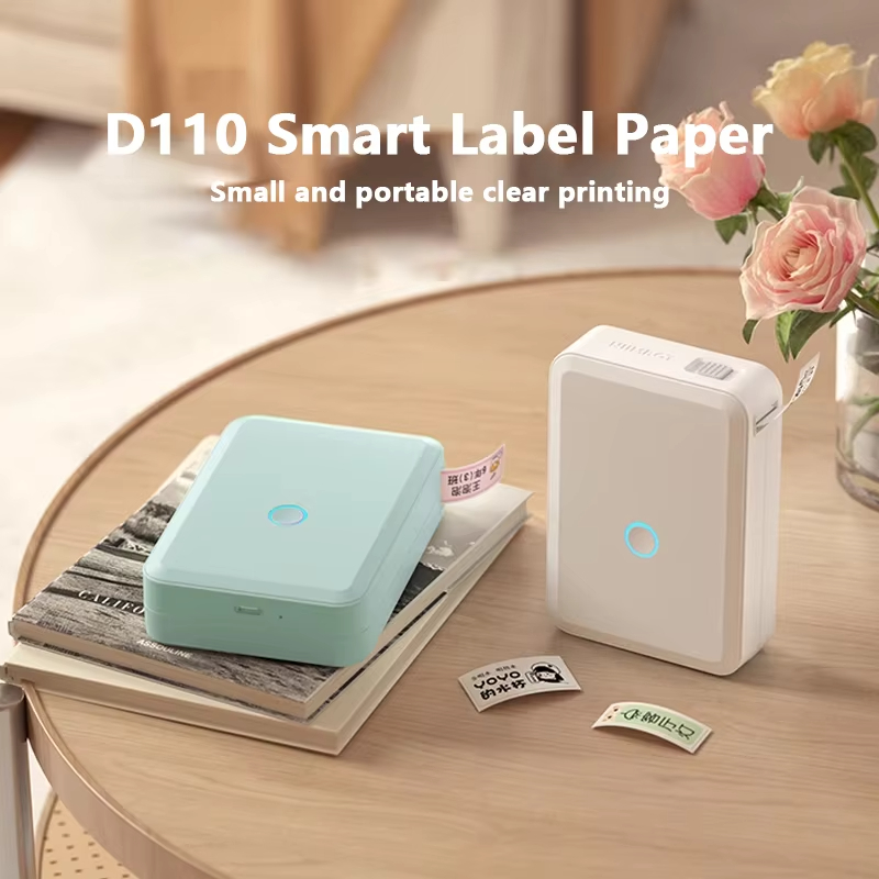 Mini Pocket Thermal Printer Paper Roll - Niimbot D110 Printer Label Stiker Perekat