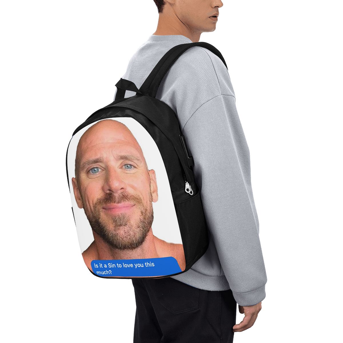 Books - Johnny Sins Flirty Text Bubble Backpack