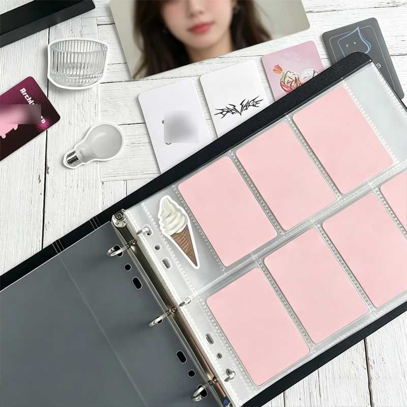 Kpop Photo Card Binder 3 Inch - Binder A5 7-8 Slot Lebar dengan