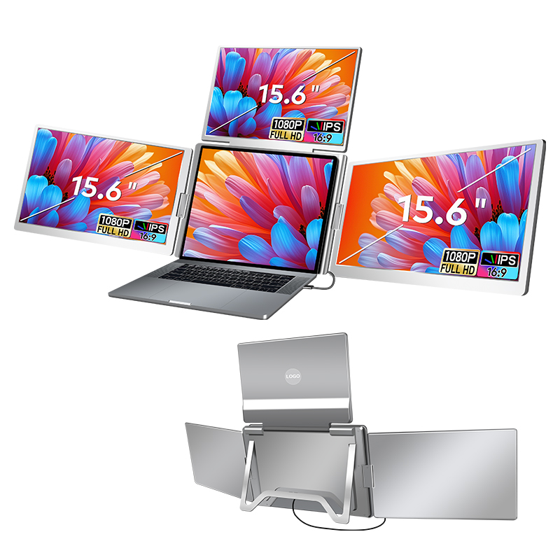 Magazines - Monitor Portabel Quad Layar 3 Baru