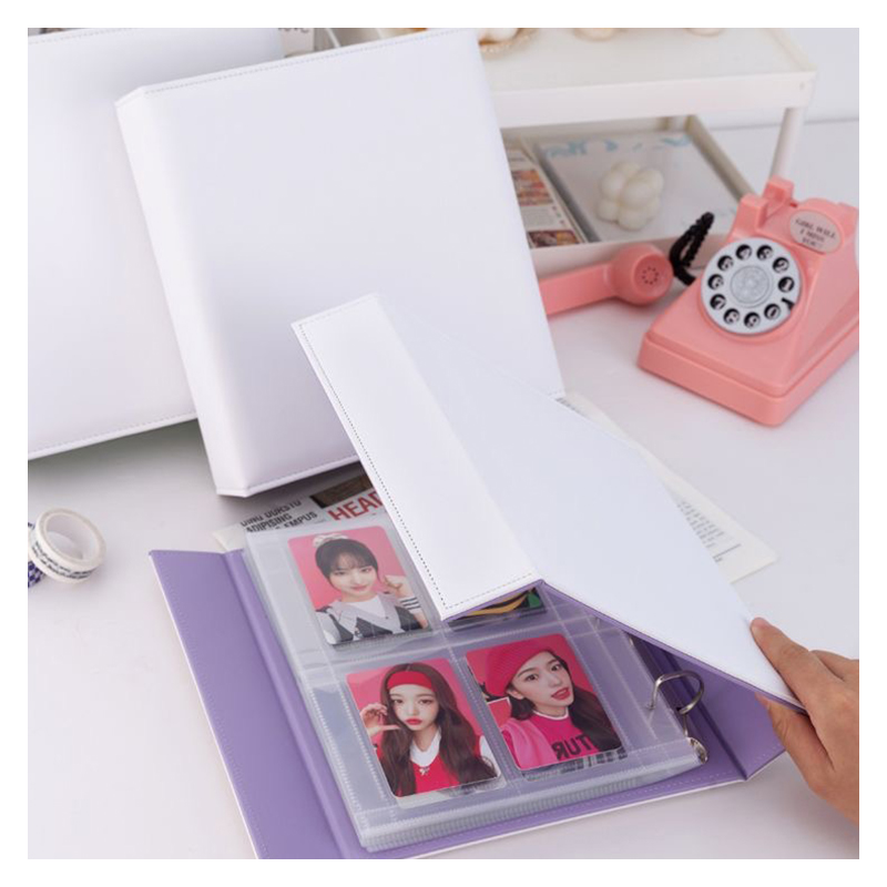 Kpop Photo Card Binder 3 Inch - A5 Binder Kartu Foto Magnetik D