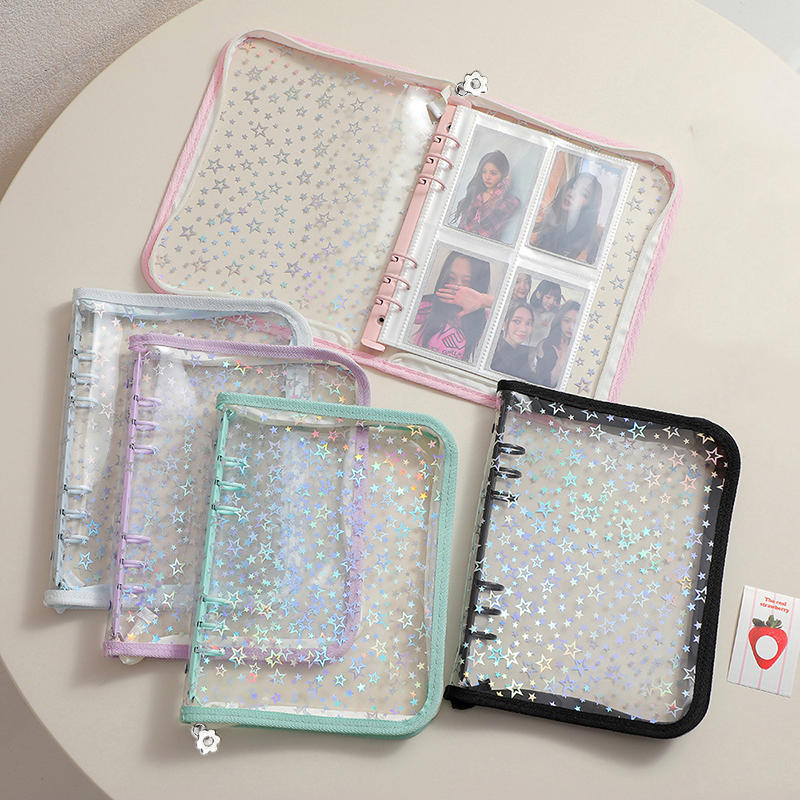 Stationery Books - Binder Zipper Bintang A5/A6/A7 untuk Photocard,