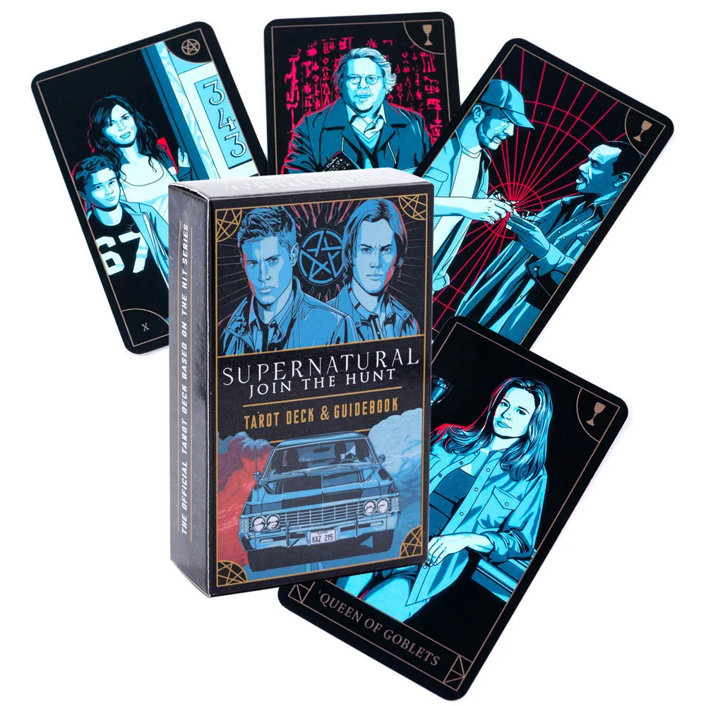 Tarot Deck With Guidebook - Hadiah Permainan Kartu Supernatural Tarot Deck