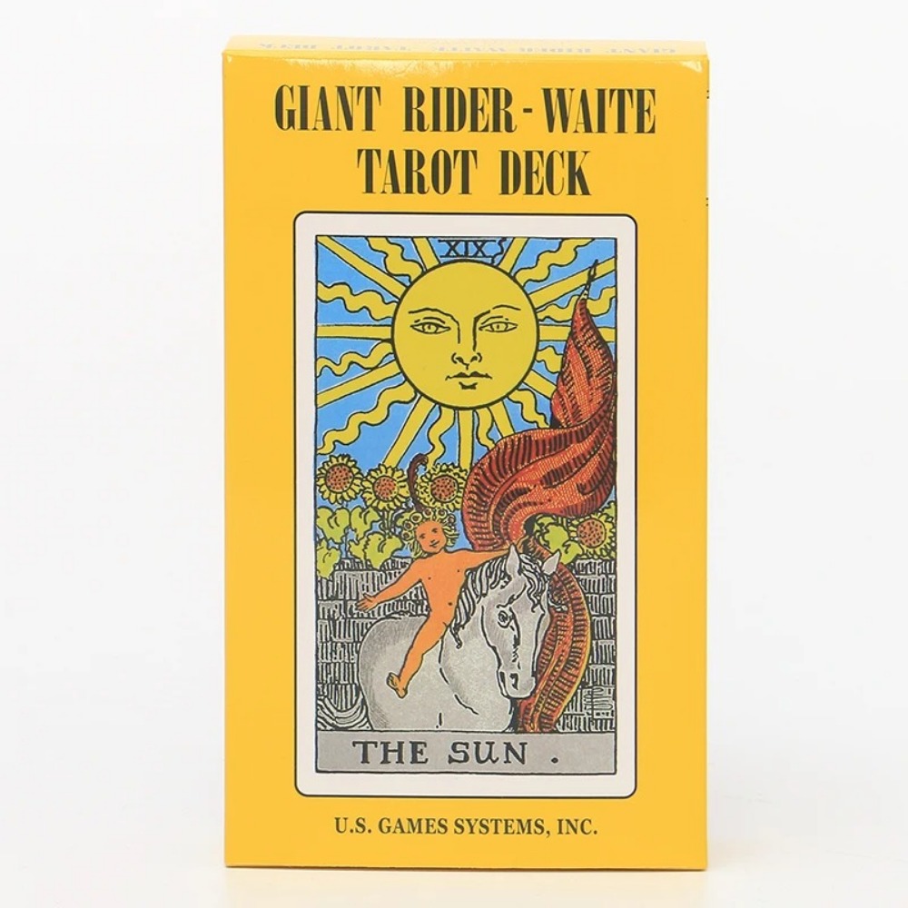 Tarot Deck With Guidebook - 10*17.3Cm Dek Tarot Waite Pengendara Klasik