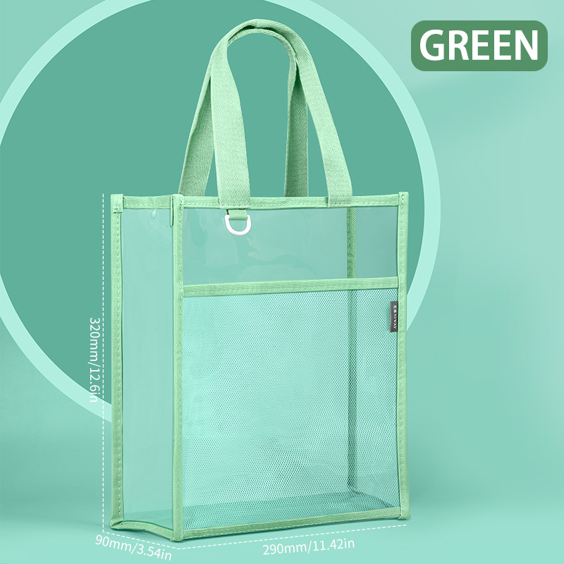Stationery Books - Tas File Transparan HUAJIE, Tas Ujian
