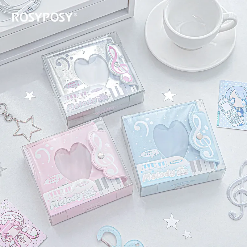 Blank Sheet Music Notebook - Binder Kartu Foto Rosyposy Baru Pola