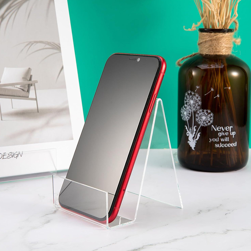 Clear Acrylic Book Stand Holder - Stand Pajangan Majalah Tempat Pajangan Buku