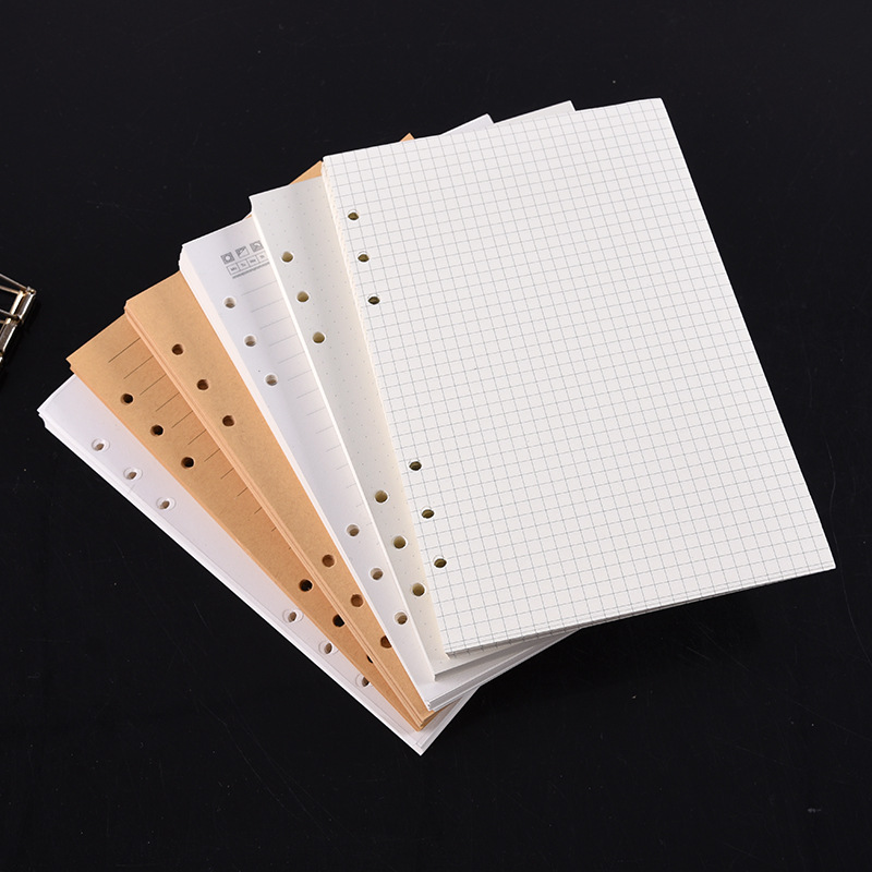 A5 Spiral Dotted Grid Notebook - A5 A6 A7 Buku Catatan Daun