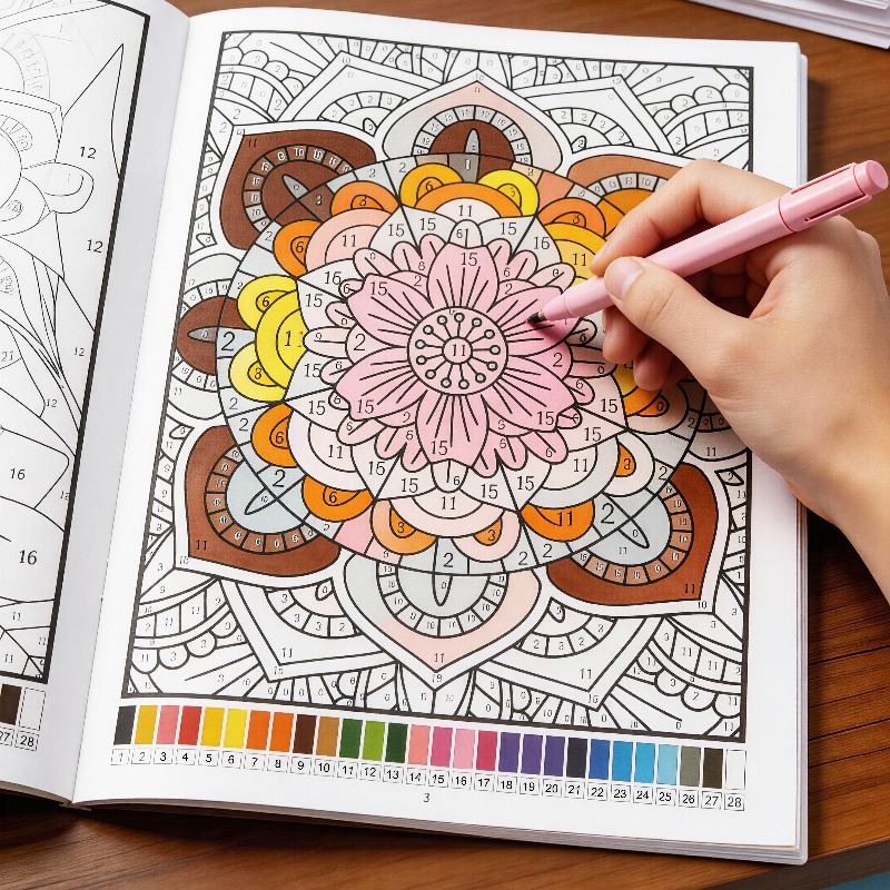 Adult Coloring Book Stress Relief - Buku Mewarnai Hewan/Tanaman Dewasa untuk Menghilangkan