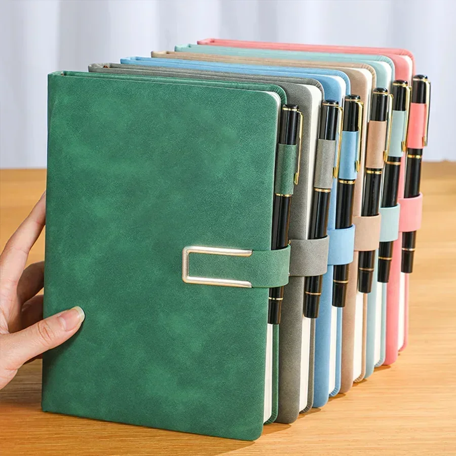 Vintage Leather Journal Notebook - 1 buah Buku Catatan Kulit A5