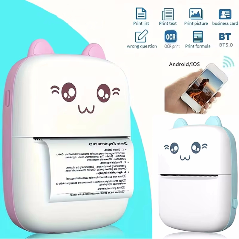 Printer Mini portabel, printer - Mini Pocket Thermal Printer Paper Roll ulasan dan harga