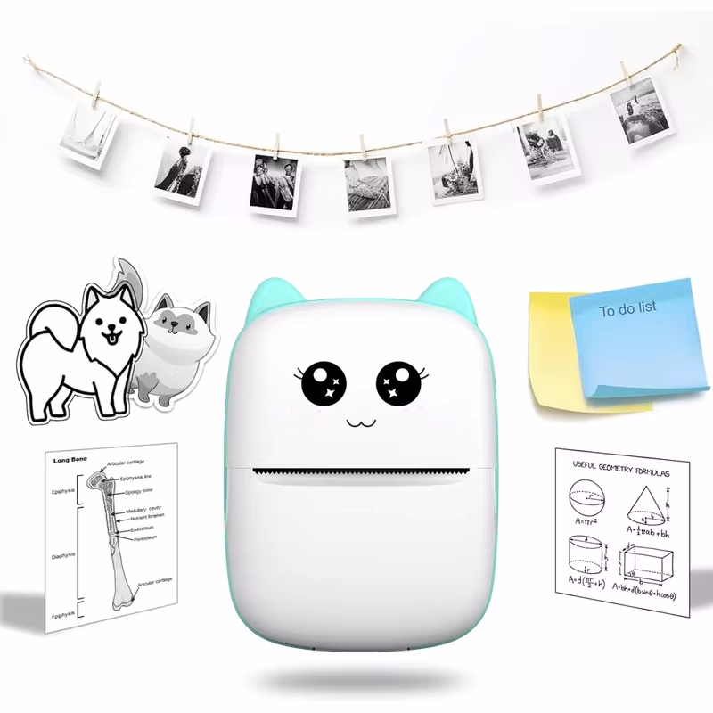 Printer Mini portabel, printer - Mini Pocket Thermal Printer Paper Roll ulasan dan harga