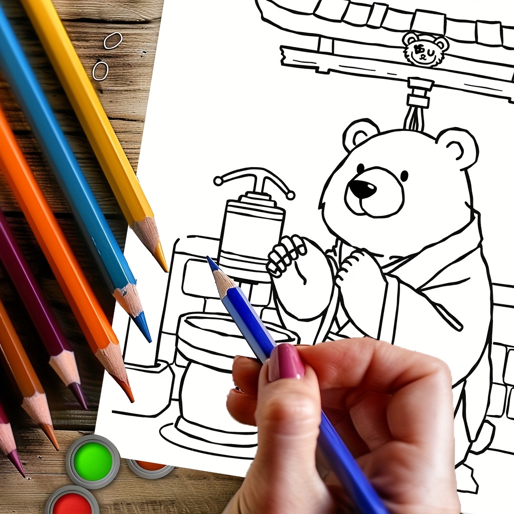 28 Halaman Buku Mewarnai Berua - Adult Coloring Book Stress Relief ulasan dan harga