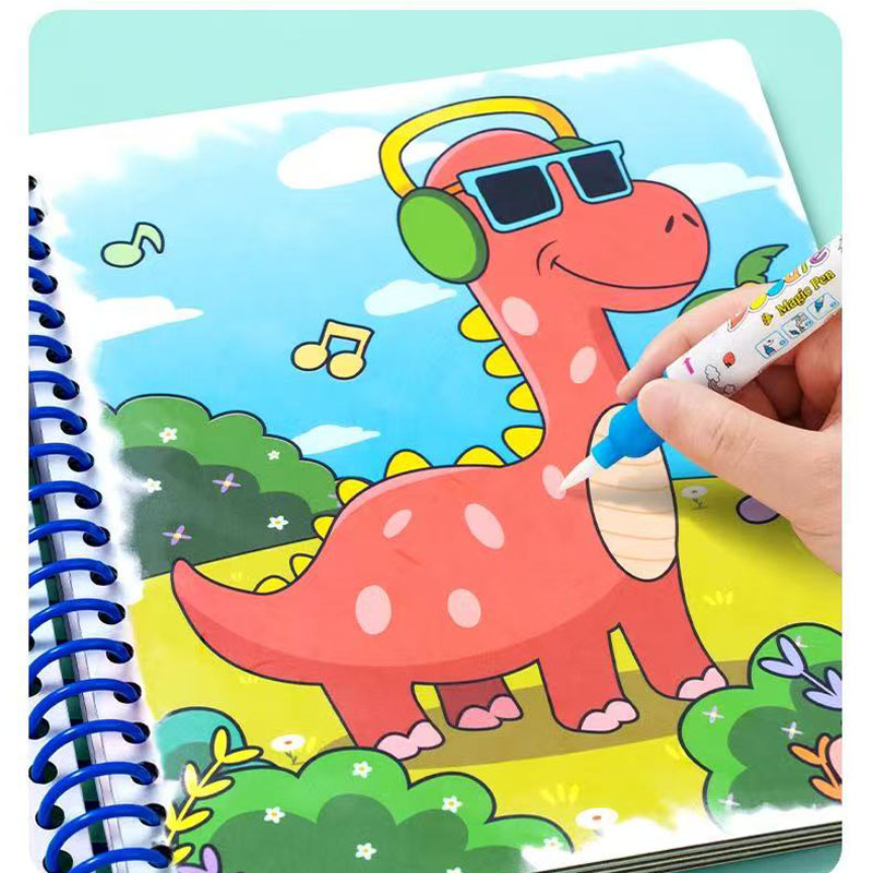Buku Gambar Air Ajaib Mainan L - Reusable Water Magic Coloring Book ulasan dan harga