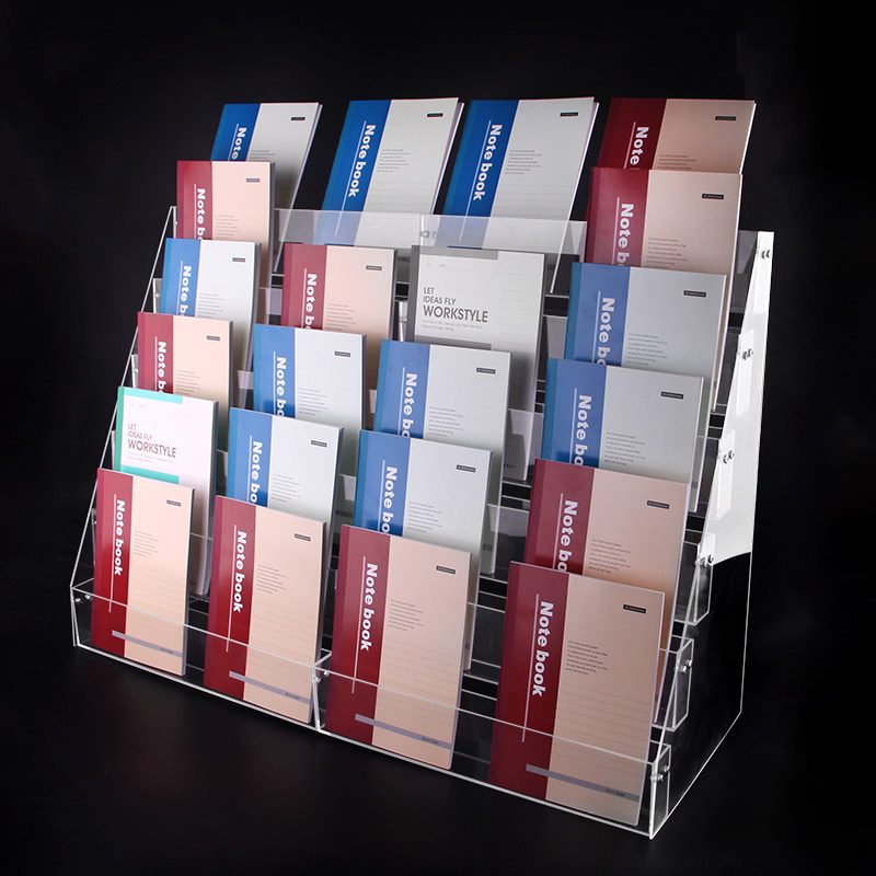 Rak Penyimpanan Buku Akrilik T - Clear Acrylic Book Stand Holder ulasan dan harga