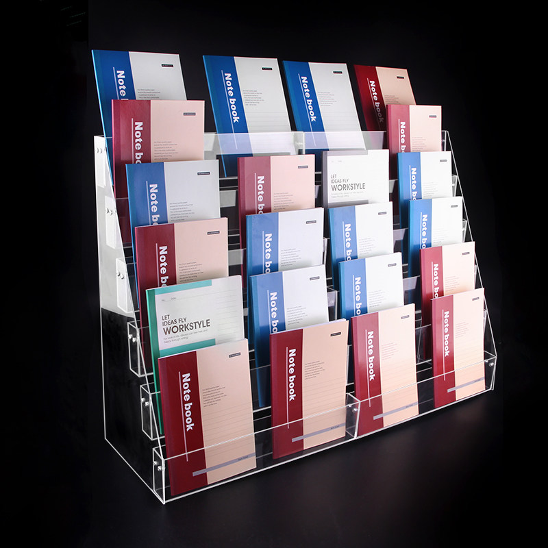 Rak Penyimpanan Buku Akrilik T - Clear Acrylic Book Stand Holder ulasan dan harga