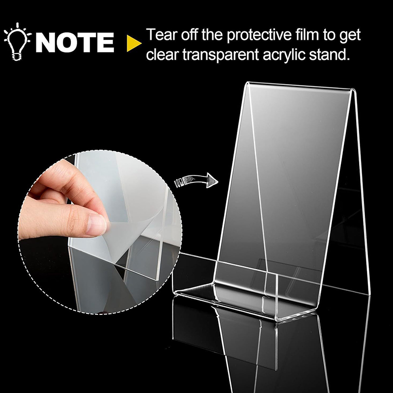 1 Buah Dudukan Pajangan Akrili - Clear Acrylic Book Stand Holder ulasan dan harga