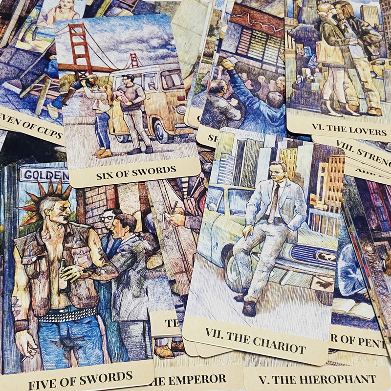 Kartu Tarot City Labyrinth 78  - Tarot Deck With Guidebook ulasan dan harga