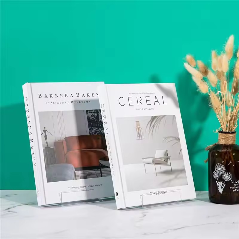 4 buah akrilik buku berdiri pe - Clear Acrylic Book Stand Holder ulasan dan harga