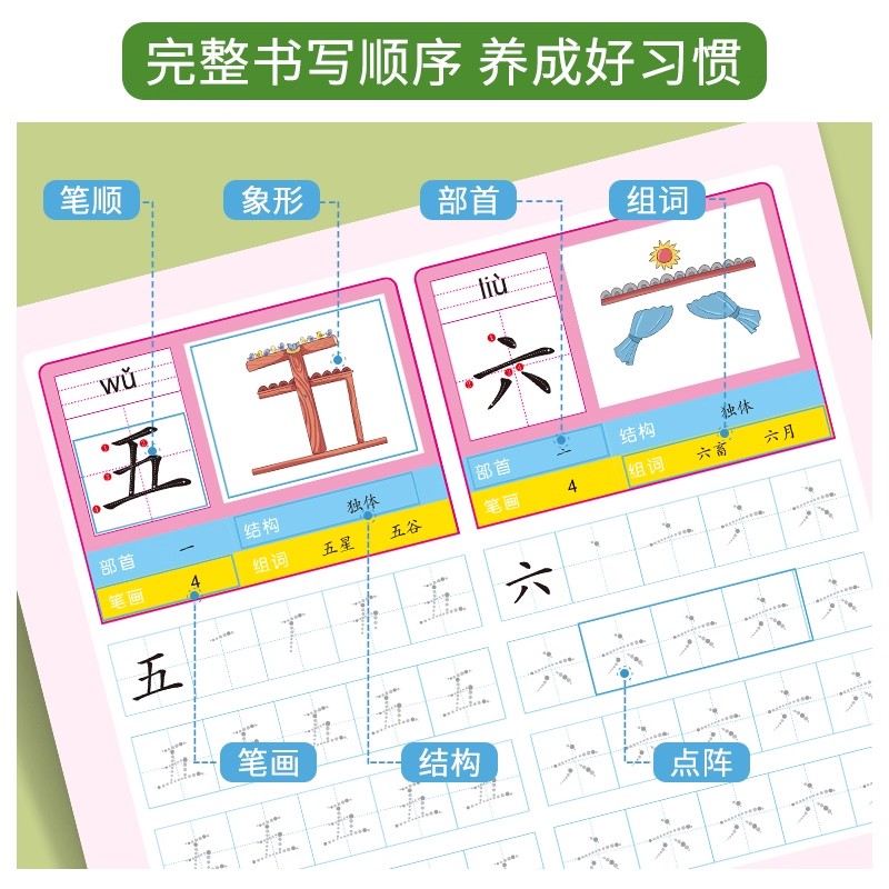 2 Buku Buku Latihan Menulis Ka - Chinese Calligraphy Practice Book ulasan dan harga