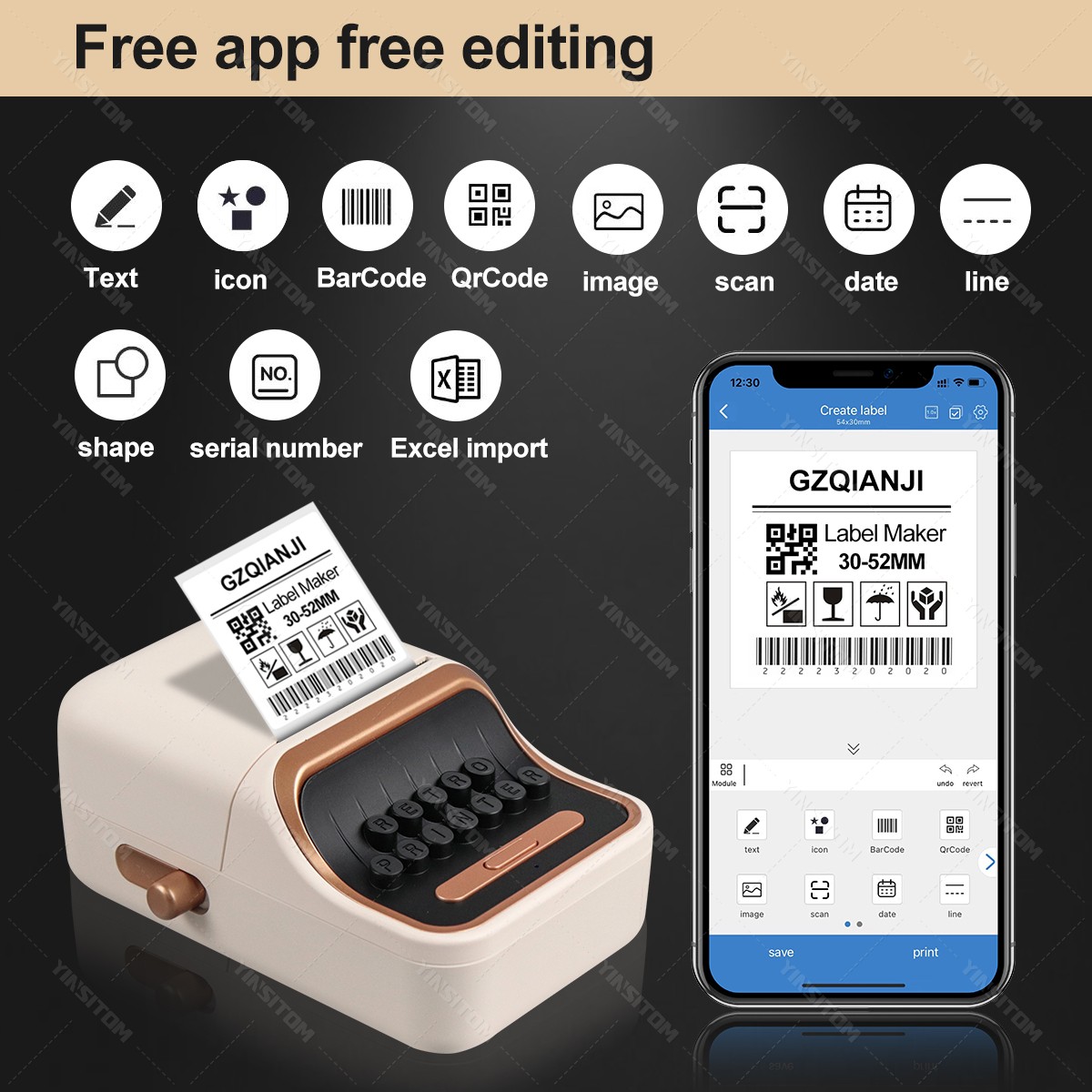 Printer Mini Label 2 Inci Pemb - Mini Pocket Thermal Printer Paper Roll ulasan dan harga