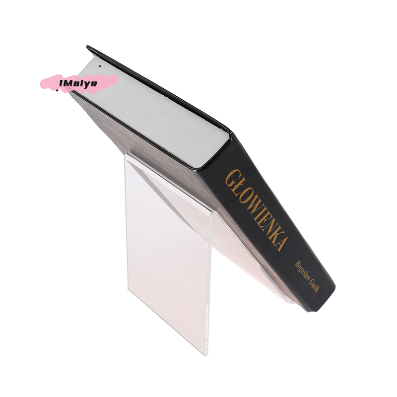 M-1pcs Penyangga Buku Akrilik  - Clear Acrylic Book Stand Holder ulasan dan harga