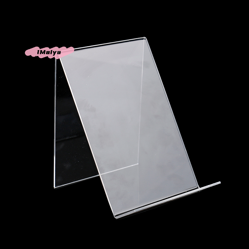 M-1pcs Penyangga Buku Akrilik  - Clear Acrylic Book Stand Holder ulasan dan harga
