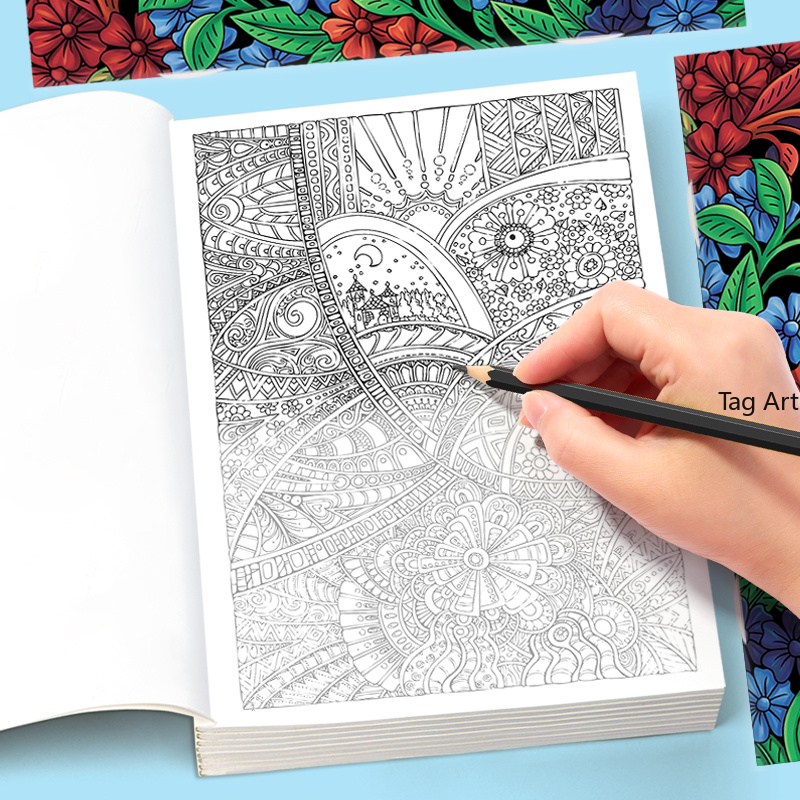 Meditasi Dewasa, Penghilang St - Adult Coloring Book Stress Relief ulasan dan harga