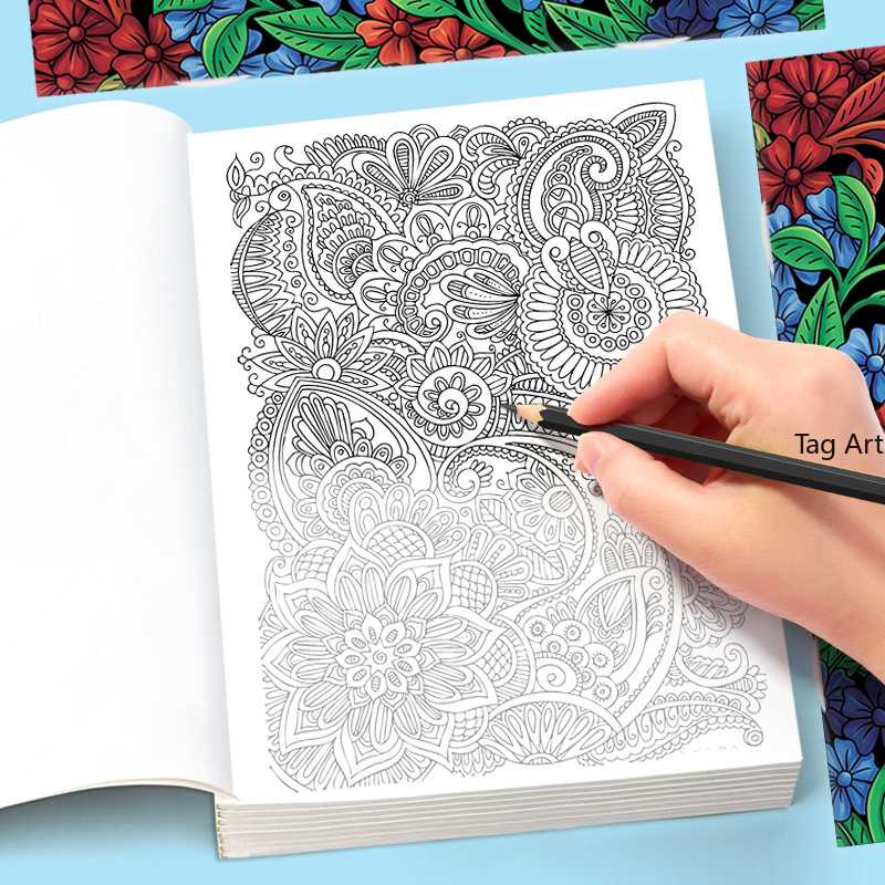 Meditasi Dewasa, Penghilang St - Adult Coloring Book Stress Relief ulasan dan harga