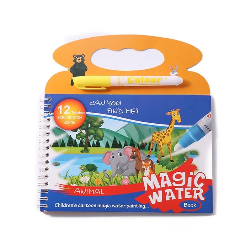 Buku Lukisan Air Ajaib Anak-an - Reusable Water Magic Coloring Book ulasan dan harga