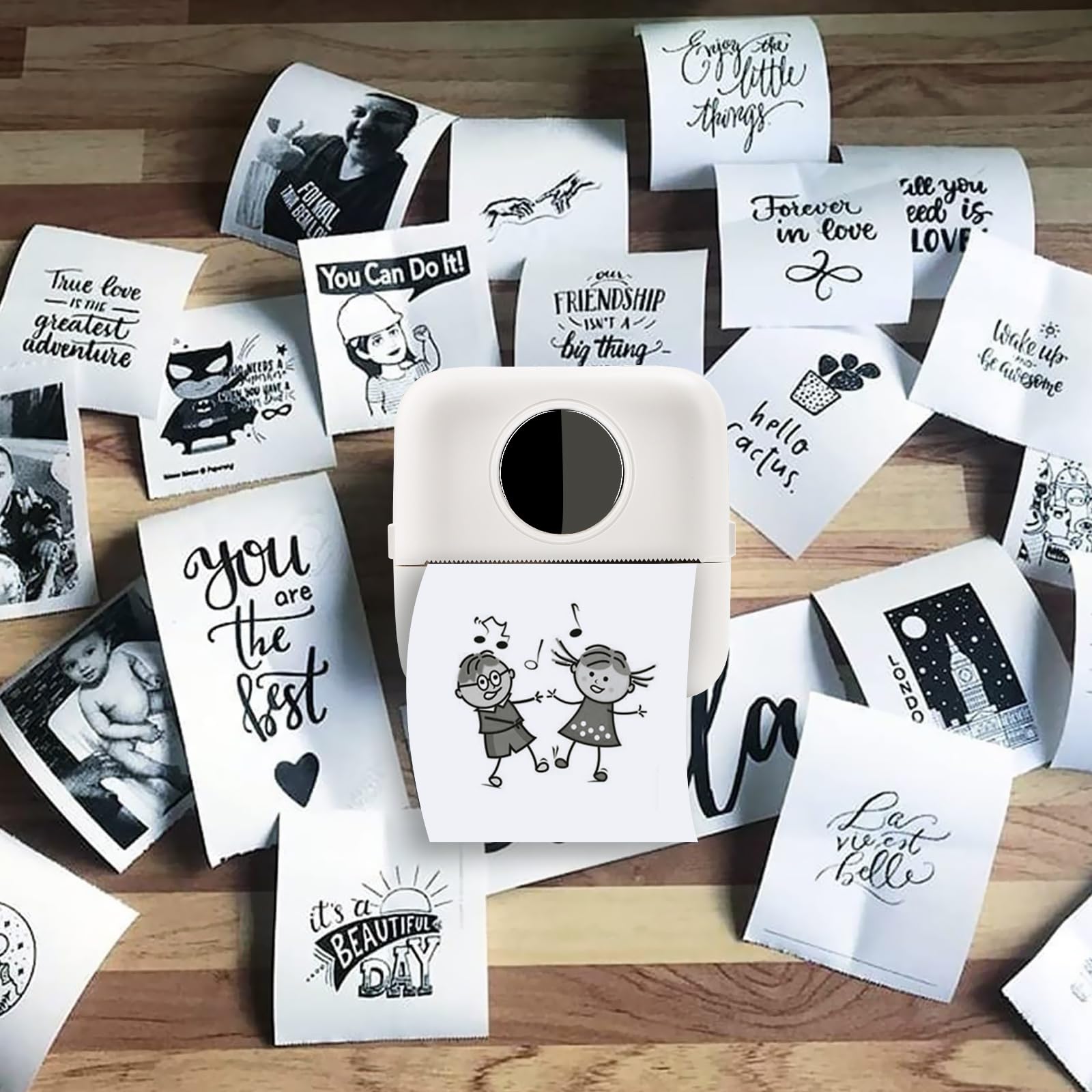 10 Gulungan Kertas Cetak Tanpa - Mini Pocket Thermal Printer Paper Roll ulasan dan harga