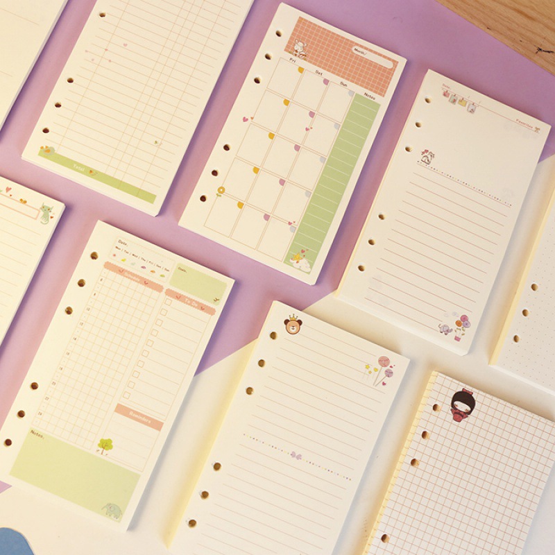 Isi Ulang Buku Catatan Spiral  - A5 Spiral Dotted Grid Notebook ulasan dan harga
