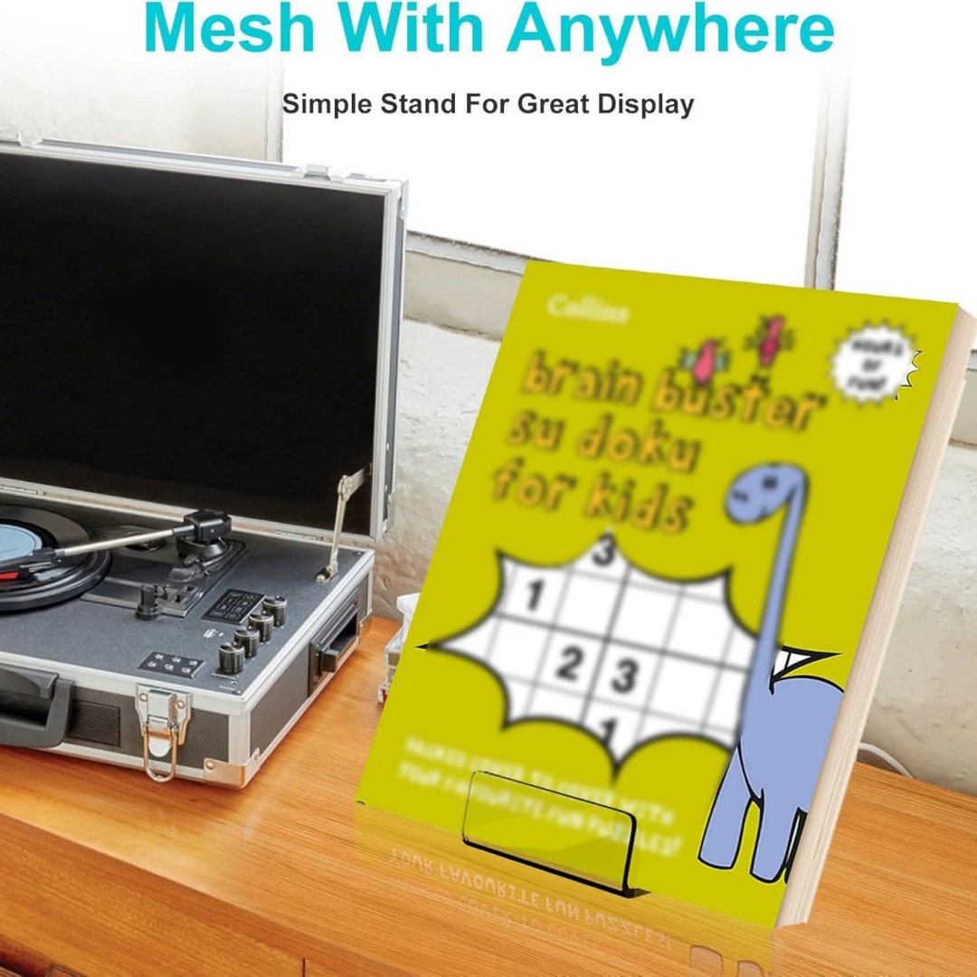 Stand Buku Akrilik Sederhana,  - Clear Acrylic Book Stand Holder ulasan dan harga