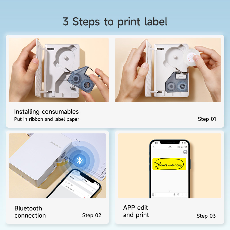 Niimbot N1/B18 Printer Stiker  - Mini Pocket Thermal Printer Paper Roll ulasan dan harga