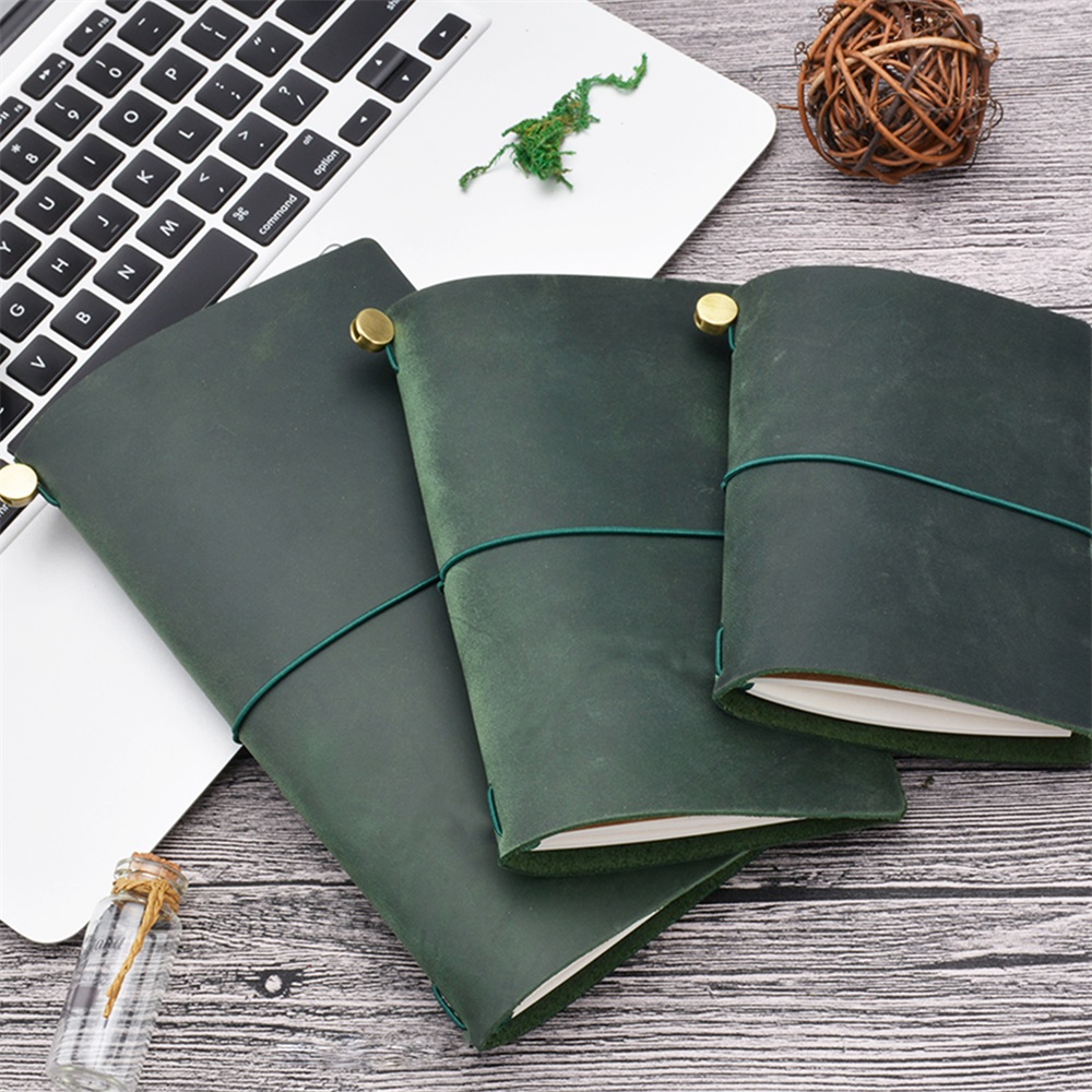 Buku Catatan Wisatawan Kulit A - Vintage Leather Journal Notebook ulasan dan harga