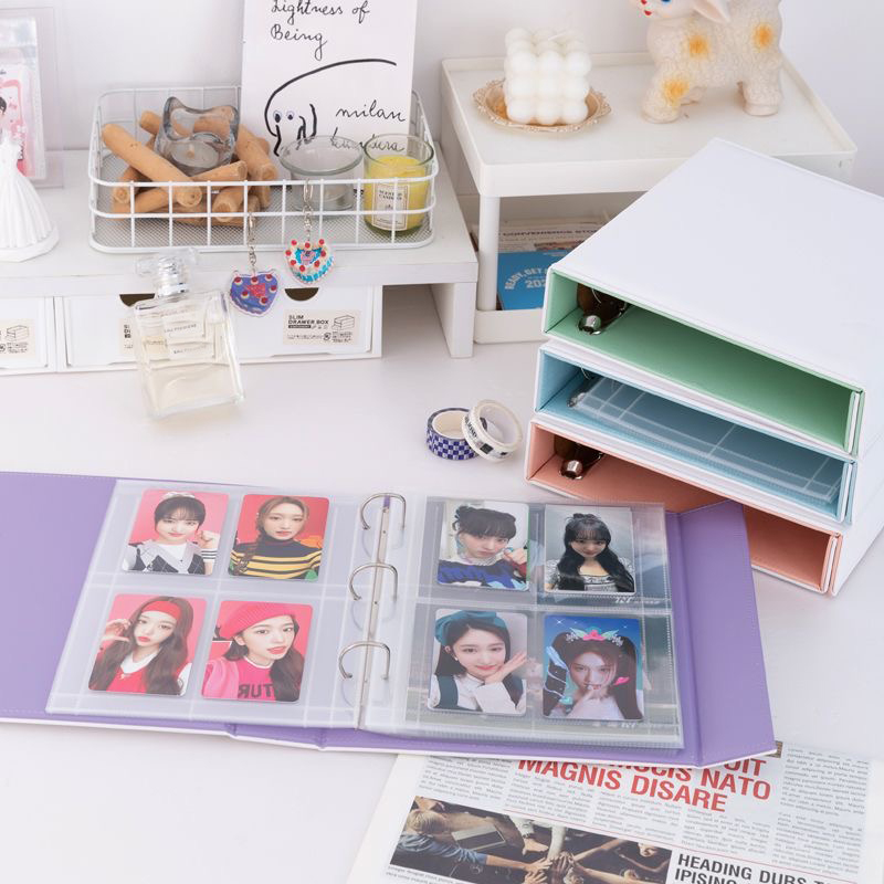 A5 Binder Kartu Foto Magnetik  - Kpop Photo Card Binder 3 Inch ulasan dan harga