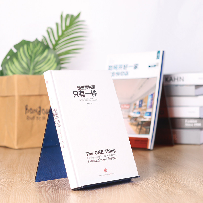 4 Buah Penyangga Buku Akrilik  - Clear Acrylic Book Stand Holder ulasan dan harga
