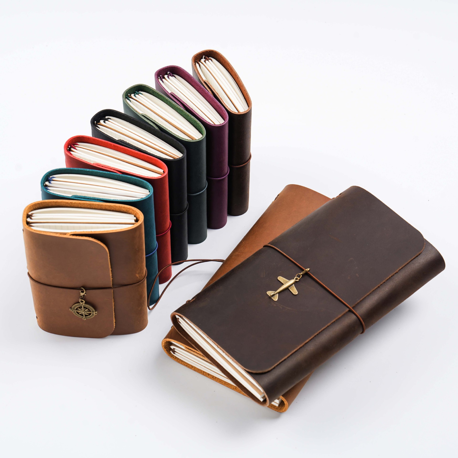 Buku Catatan Perjalanan Lipat  - Vintage Leather Journal Notebook ulasan dan harga