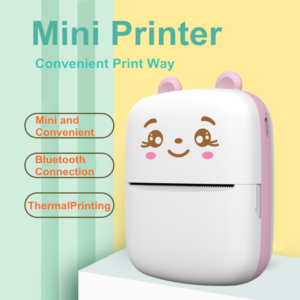Printer Thermal Mini Portabel  - Mini Pocket Thermal Printer Paper Roll ulasan dan harga