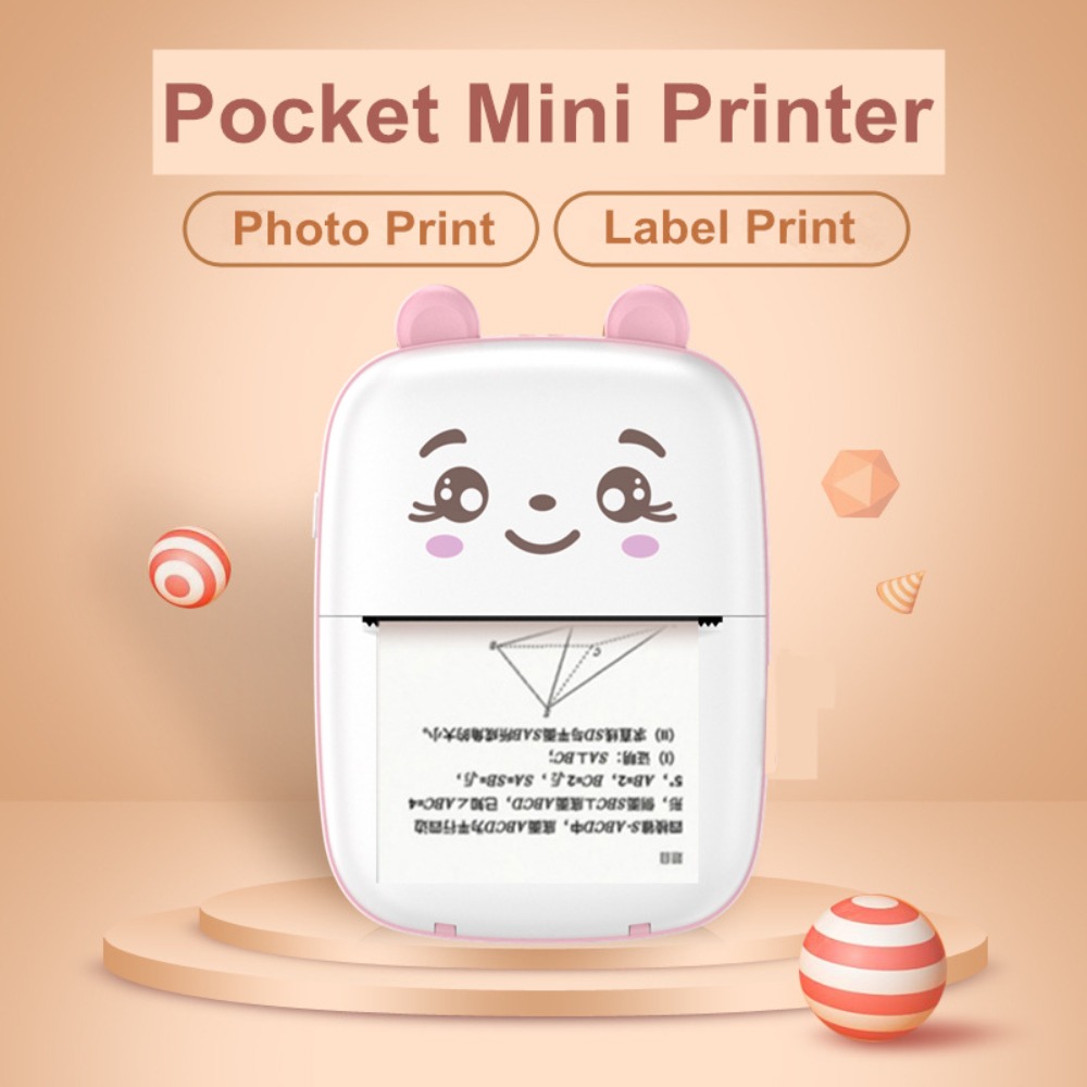 Printer Thermal Mini Portabel  - Mini Pocket Thermal Printer Paper Roll ulasan dan harga