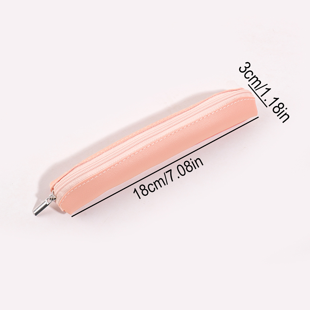 Tempat Pensil Kulit PU dengan  - Stationery Books ulasan dan harga