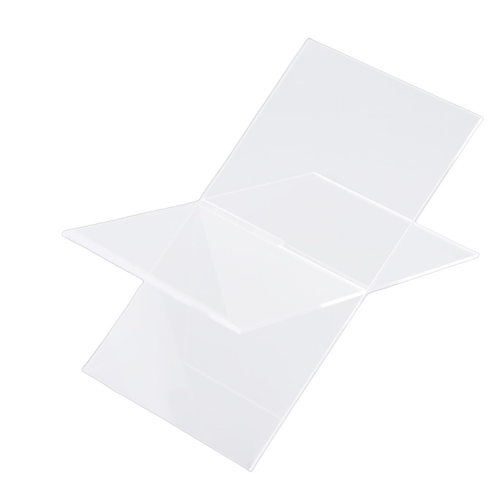 1set Penyangga Buku Akrilik De - Clear Acrylic Book Stand Holder ulasan dan harga