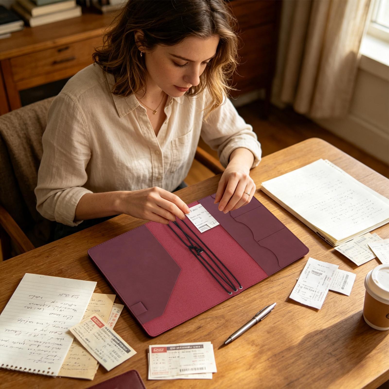 Sampul Buku Catatan A5 Kulit P - Vintage Leather Journal Notebook ulasan dan harga