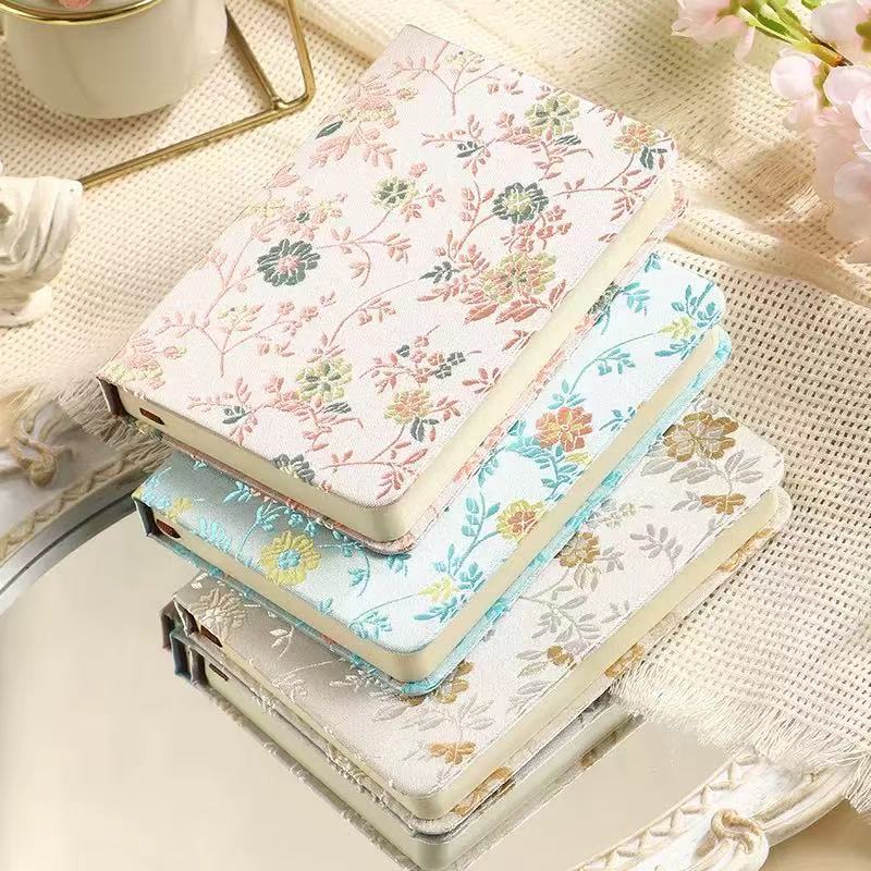Buku Catatan Brokat Bunga Cina - Vintage Leather Journal Notebook ulasan dan harga