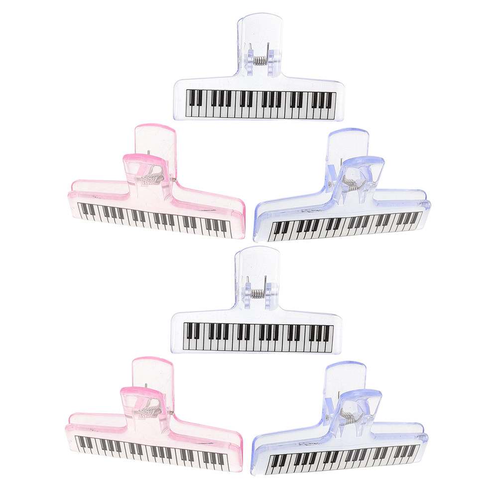6 Buah Klip Penyangga Musik Ak - Clear Acrylic Book Stand Holder ulasan dan harga