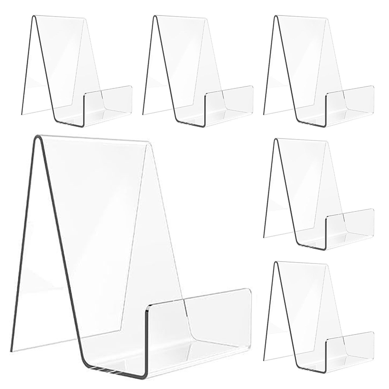 Stand Pajangan Majalah Tempat  - Clear Acrylic Book Stand Holder ulasan dan harga