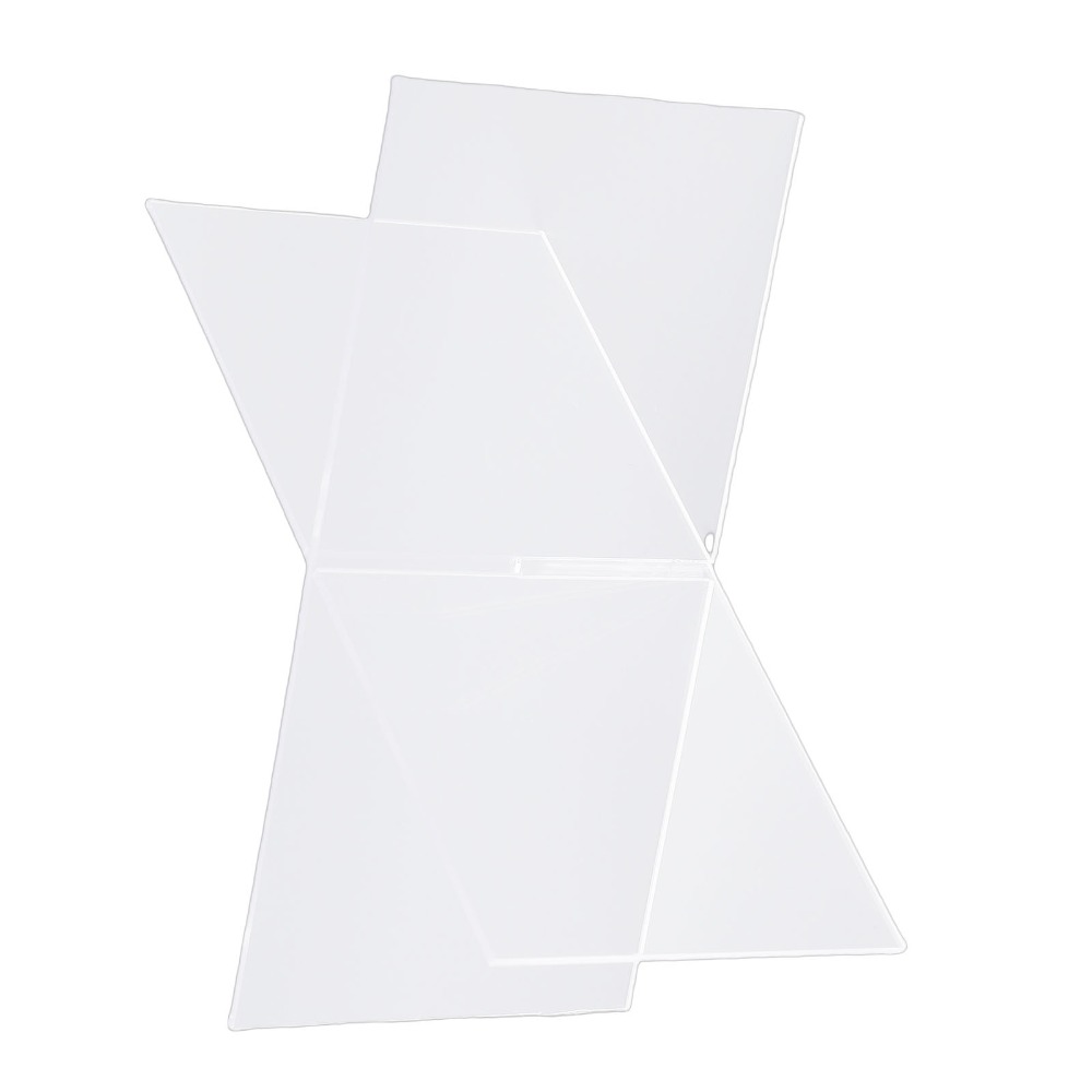 1set Penyangga Buku Akrilik De - Clear Acrylic Book Stand Holder ulasan dan harga