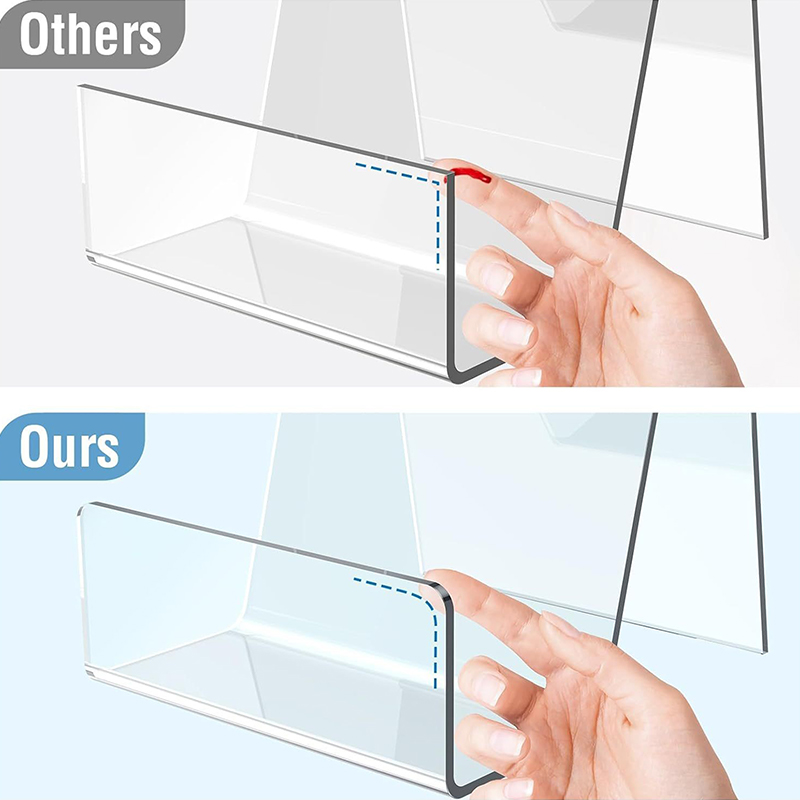 1 Buah Tempat Pajangan Buku Ko - Clear Acrylic Book Stand Holder ulasan dan harga